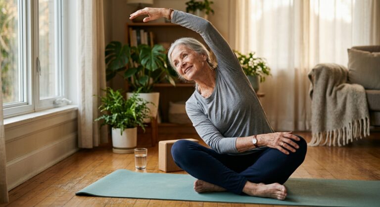 Yoga and Stretching Exercises for Older Adults
